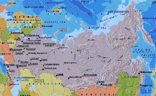 ロシア全図